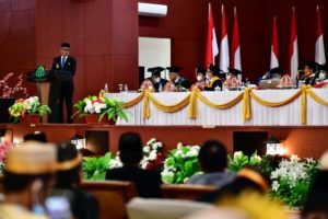 Nurdin Abdullah Paparkan Pertumbuhan Ekonomi Sulsel di Dies Natalis UIN Alauddin Ke-55