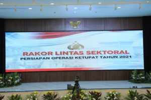 Kapolri – Panglima TNI – Kementerian Rapat Bahas Operasi Ketupat 2021